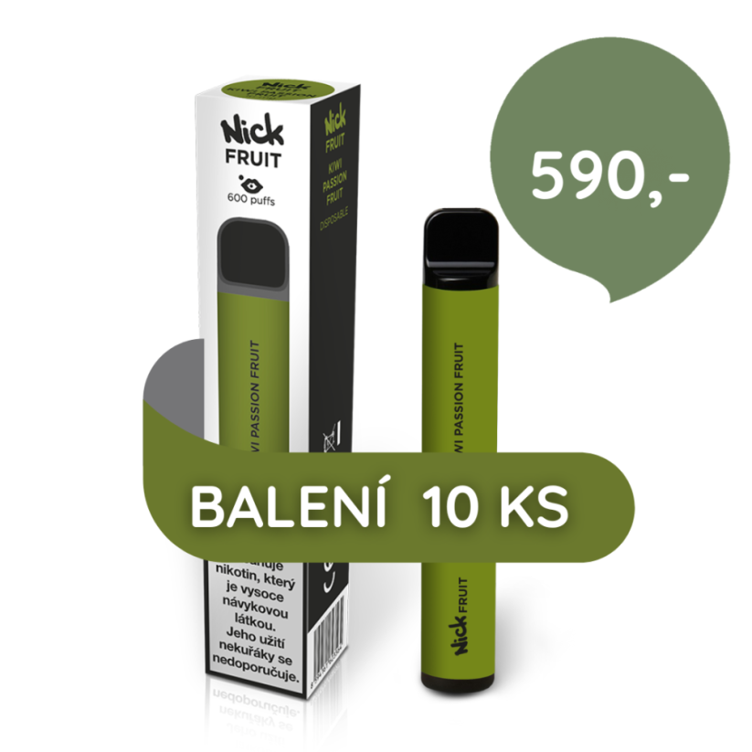 10 ks vapo - balíček kiwi passion fruit od Nick