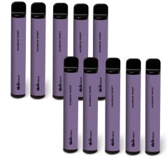 10 ks Nick Fruit RAINBOW SWEET 0 mg - balení jednorázových e-cigaret