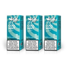 3 ks Nick e-liquid SW COOL MINT 16 mg, 10 ml