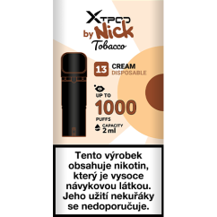 X TPOD by Nick Cream Tobacco 16 mg , U