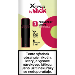X TPOD by Nick Cranberry Grape 20 mg