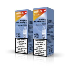 2 ks RELX e-liquid Blue Sour Raspberry 18 mg, 10 ml
