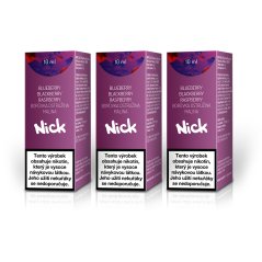 3 ks Nick e-liquid BLUEBERRY RASPBERRY NICOTINE SALT 20 mg, 10 ml