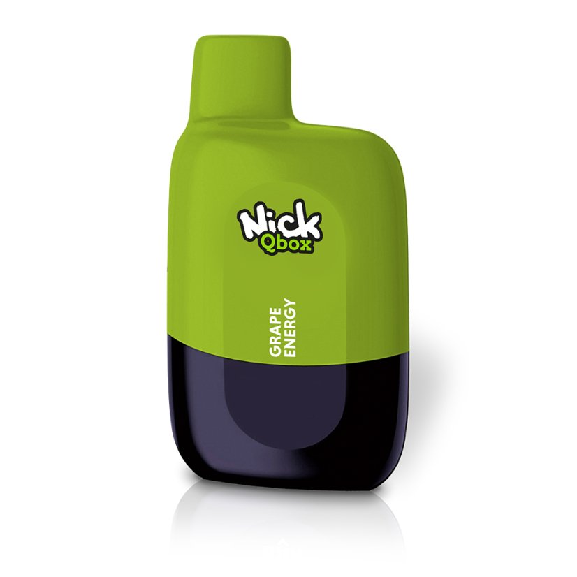 E-cigareta Nick Qbox GRAPE ENERGY Q 16 mg - Chuť hroznového energeťáku (16 mg nikotinu) 