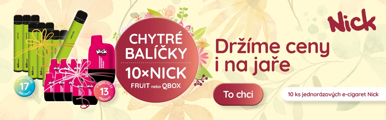 Nick jednorázovky jsou v balíčkách po 10 ks!