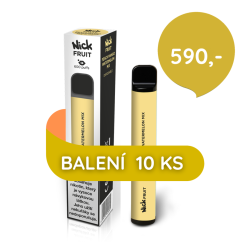 10 ks Nick Fruit PEACH MANGO WATERMELON 16 mg