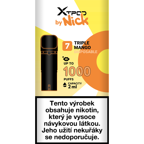VLADDIN X TPOD by NICK Triple Mango 20 mg, U