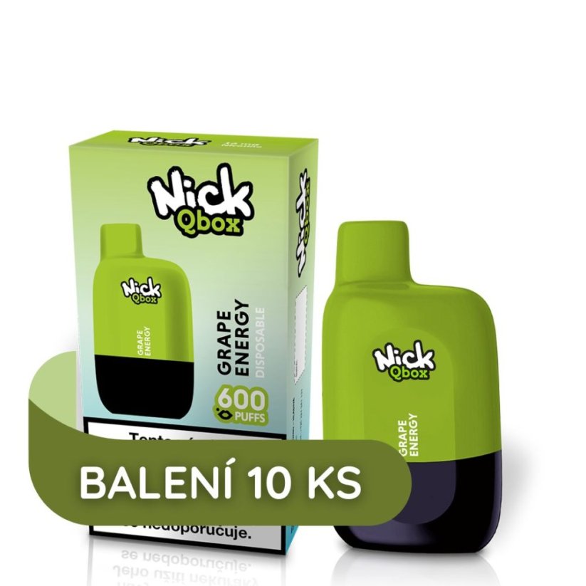 10 ks Nick Qbox GRAPE ENERGY Q 16 mg