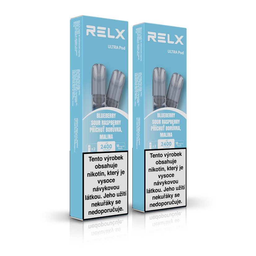 2 ks Relx Ultra Pod Blueberry Sour Raspberry 18 mg