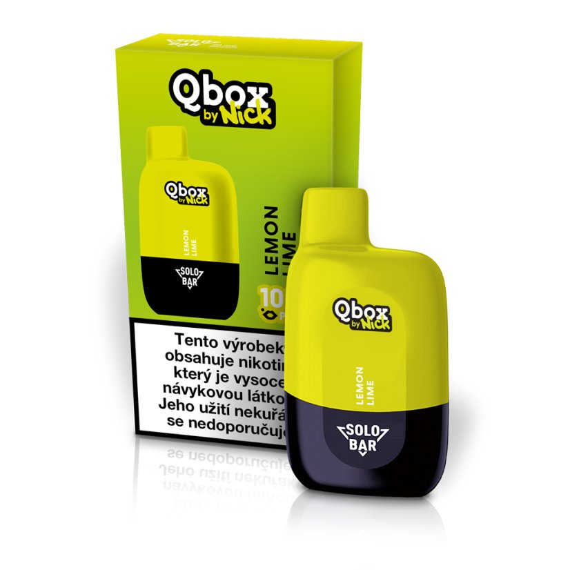 SOLO BAR Qbox Lemon Lime 20 mg, U