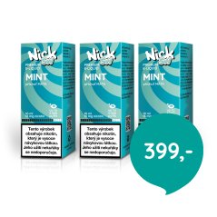3 ks Nick e-liquid SW MINT 16 mg, 10 ml