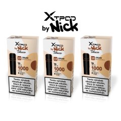 Nick XTPOD sada přednaplněných podů - 3 ks CREAM TOBACCO - 239 Kč