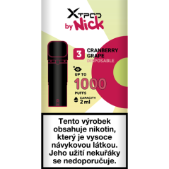 X TPOD by Nick Cranberry Grape 20 mg, R