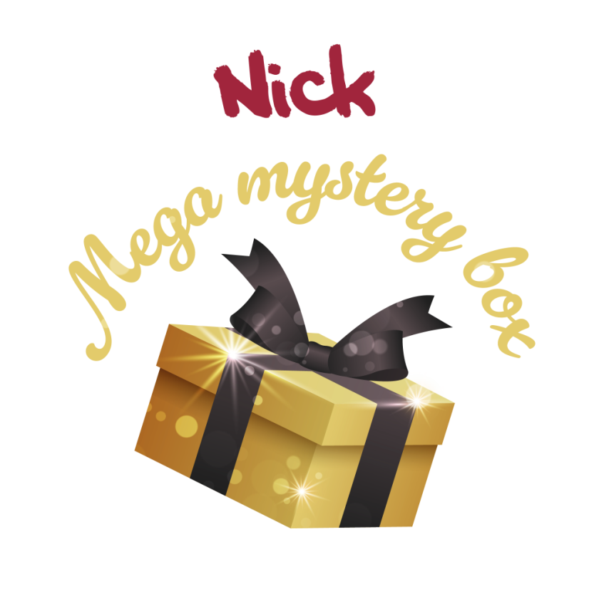 Nick MEGA MYSTERY BOX – balík s tajným obsahem 30 vapo produktů 