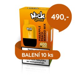 10 ks Nick Qbox PINEAPPLE PEACH MANGO MIX Q 16 mg