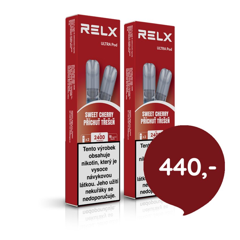 2 ks Relx Ultra Pod Sweet Cherry 18 mg