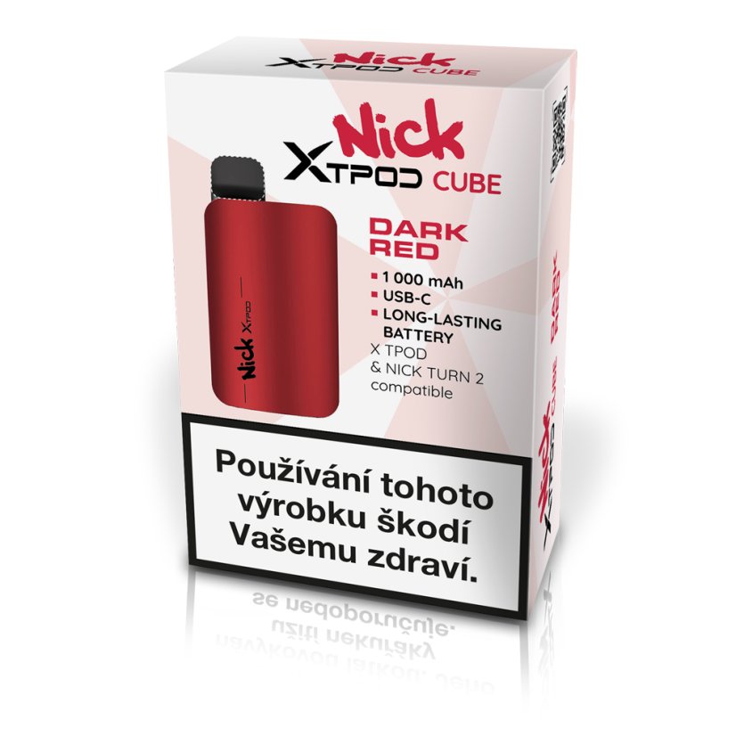NICK X TPOD CUBE DEVICE – DARK RED
