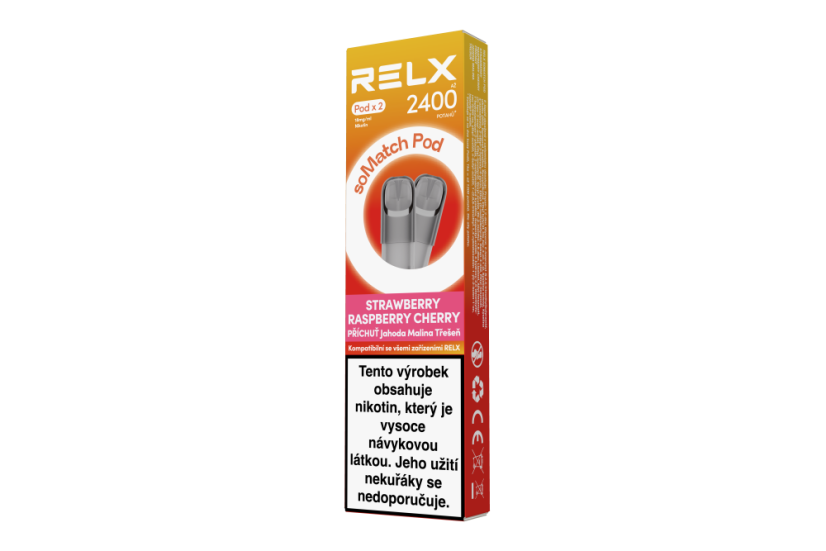 Relx Somatch Pod (2 Pod Pack) Strawberry Raspberry Cherry 18 mg, U