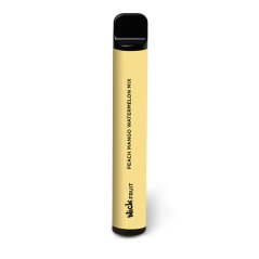 E-cigareta Nick Fruit PEACH MANGO WATERMELON 16 mg - Osvěžující broskev, mango a meloun (16 mg nikotinu) 