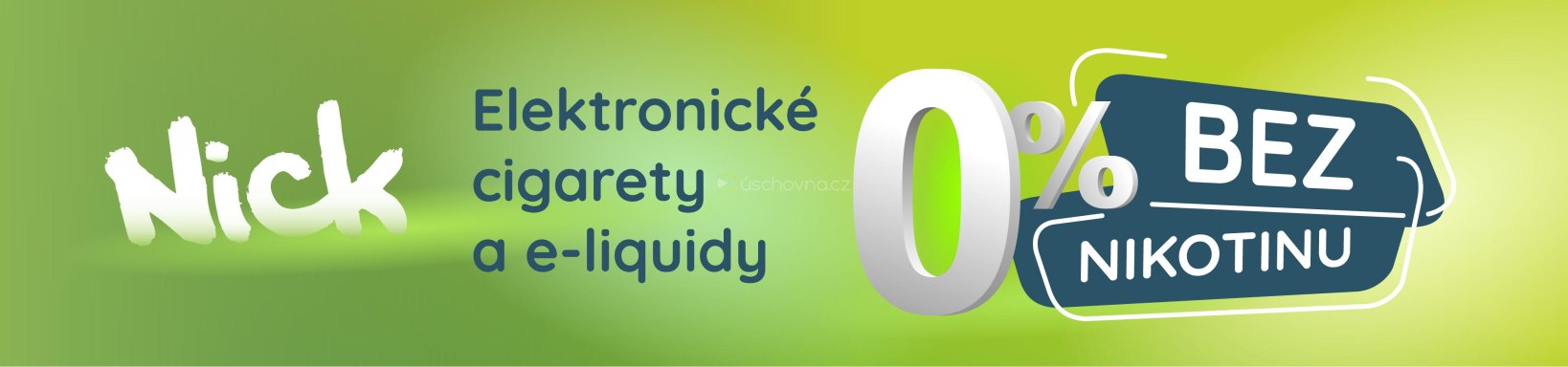 Nick e-liquidy bez nikotinu - banner