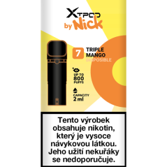 Nick X TPod - e-liquid s příchutí trojitého manga, 20 mg nikotinu 