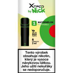 Nick X TPod - e-liquid s příchutí vodního melounu, 20 mg nikotinu