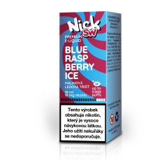 Nick e-liquid SW BLUE RASPBERRY ICE 16 mg, 10 ml