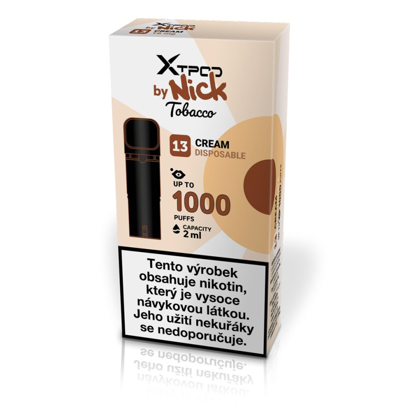X TPOD by Nick Cream Tobacco 16 mg