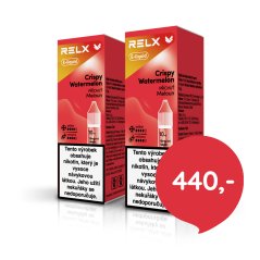 2 ks RELX e-liquid Crispy Watermelon 18 mg, 10 ml