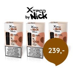 Nick XTPOD sada přednaplněných podů - 3 ks CREAM TOBACCO - 239 Kč