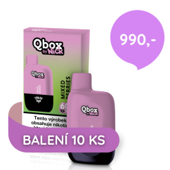10 ks Qbox by Nick MIXED BERRIES 20 mg
