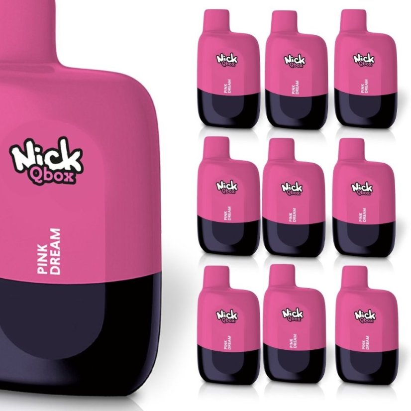 10 ks Nick Qbox PINK DREAM 16 mg - příchuť růžový sen