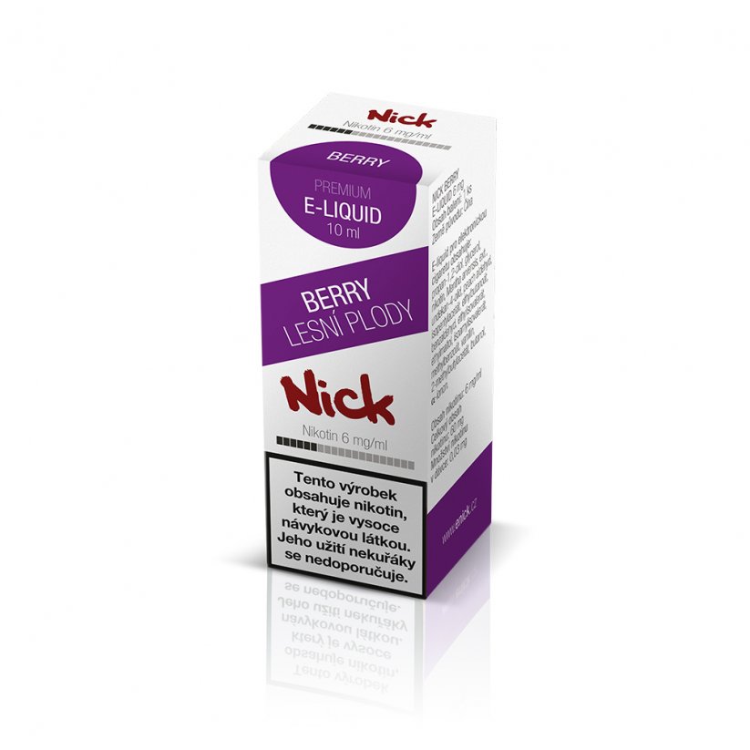 Nick e-liquid BERRY 6 mg, 10 ml