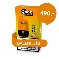 5 ks Nick Qbox PEACH MANGO 20 mg
