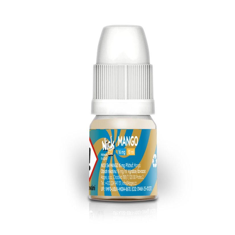 Nick e-liquid SW MANGO 16 mg, 10 ml, U