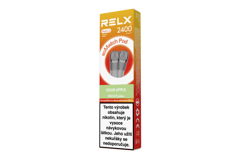 Relx Somatch Pod (2 Pod Pack) Sour Apple 18 mg, U