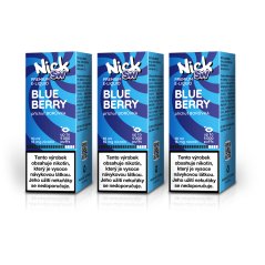 3 ks Nick e-liquid SW BLUEBERRY 16 mg, 10 ml