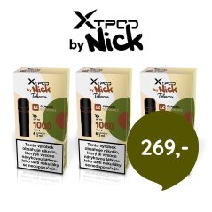 3 ks X TPOD by Nick Classic Tobacco 16 mg