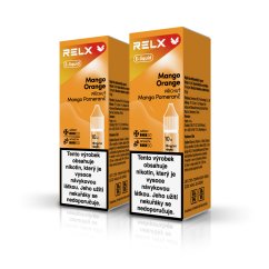2 ks RELX e-liquid Mango Orange 18 mg, 10 ml