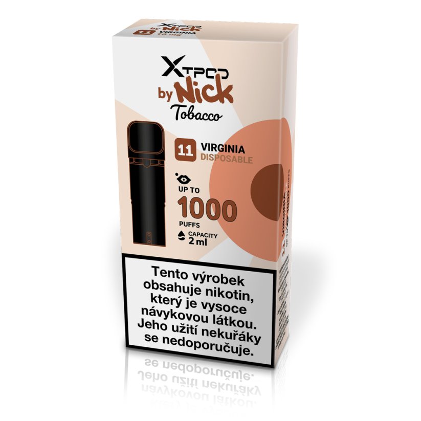 X TPOD by Nick Virginia Tobacco 16 mg