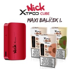 Nick XTPOD balíček zařízení + 3 pody Nick XTPOD balíček zařízení + 3 pody