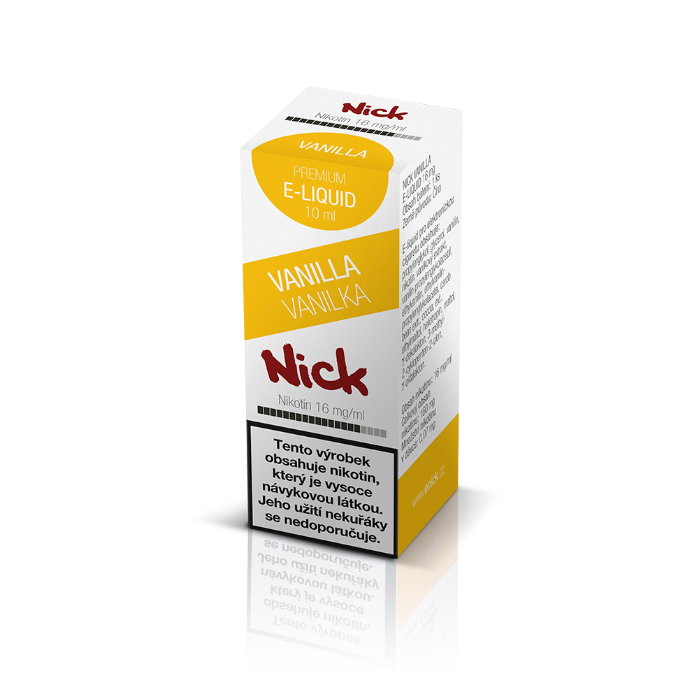 Levně Nick e-liquid VANILLA 16 mg, 10 ml