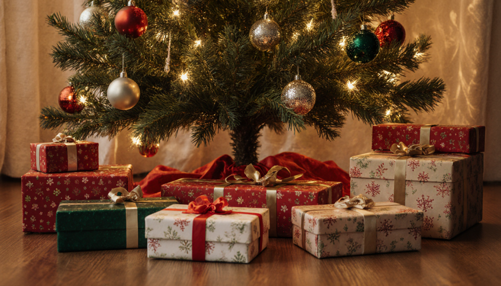 Dárky pod vánočním stromečkem