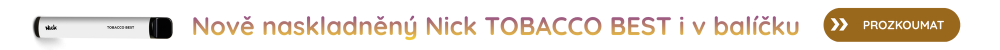 Nick TOBACCO BEST je zpět!
